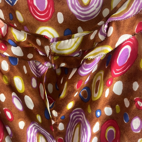 Alberta Ferretti Italian vintage 100% silk maxi dress - Picture 4 of 11